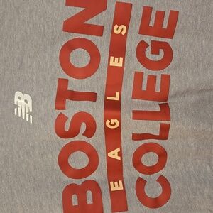 New Balance Boston College Eagles Gray T-Shirt Large